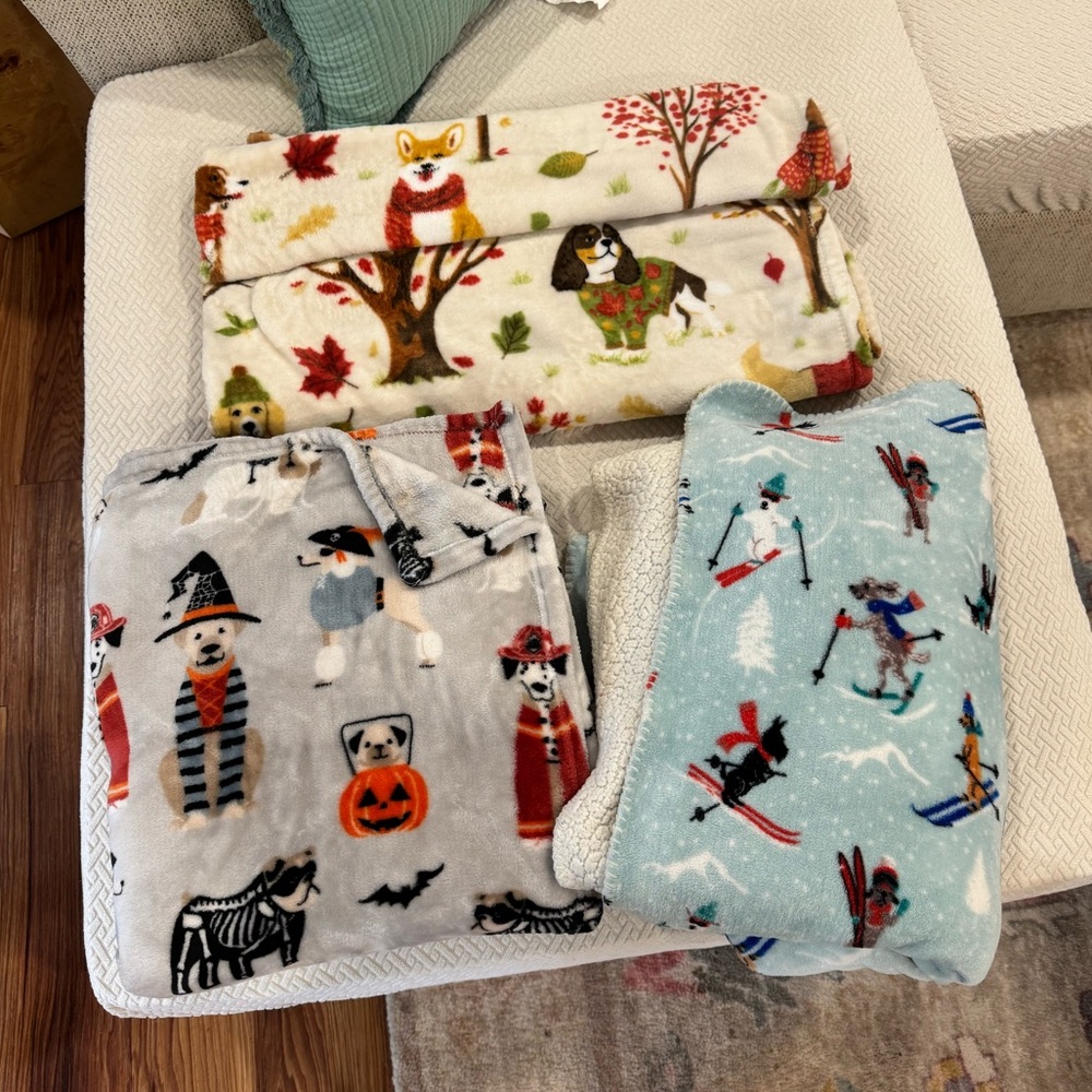 HomeGoods Seasonal Dog Blankets